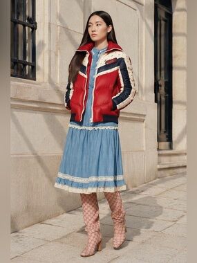 GUCCI Down Puffer Jacket Floral  Women's Size 42 US 8 - 2018 Collection